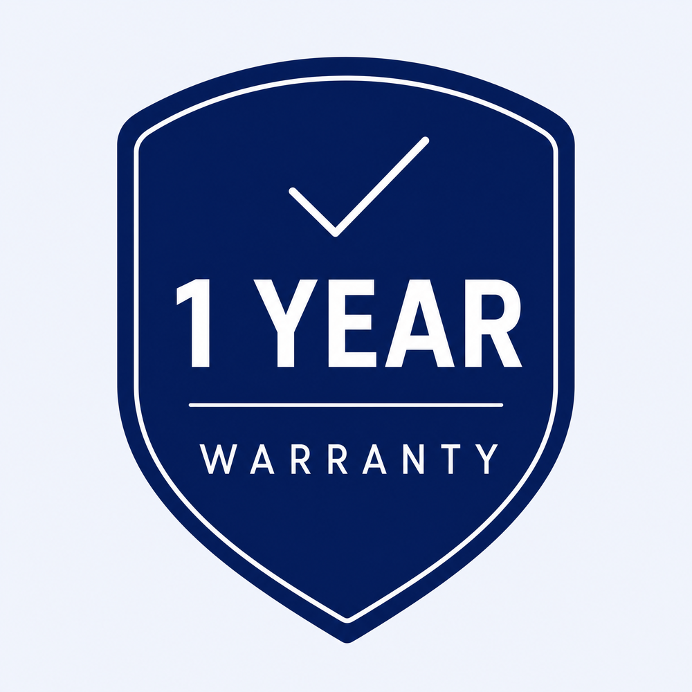 1 Year Warranty
