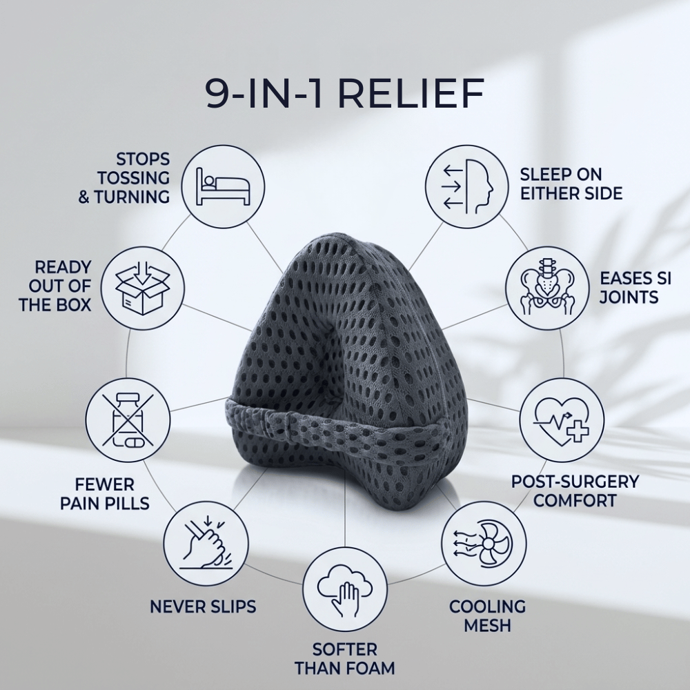 Nourial Cooling 4D Mesh Knee Alignment Pillow