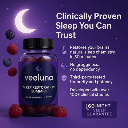 Veeluna Sleep Gummies | Triple-Action Formula
