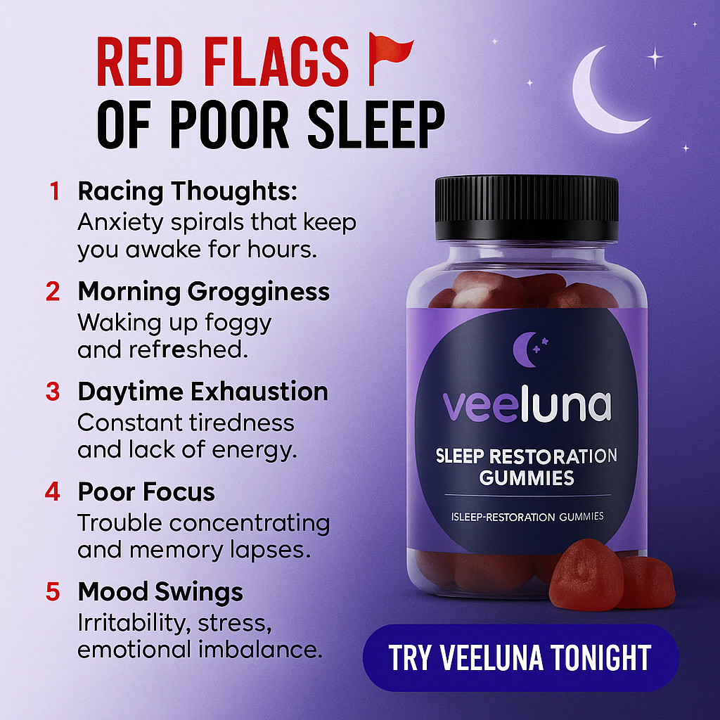 Veeluna Sleep Gummies | Triple-Action Formula