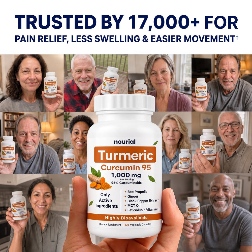 Nourial Turmeric Curcumin Capsules (1,000mg)