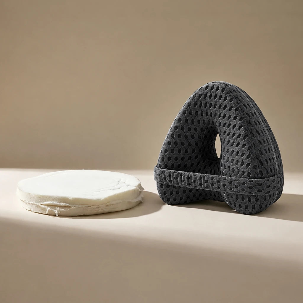 Cheap pillows flatten while the Nourial holds its full shape