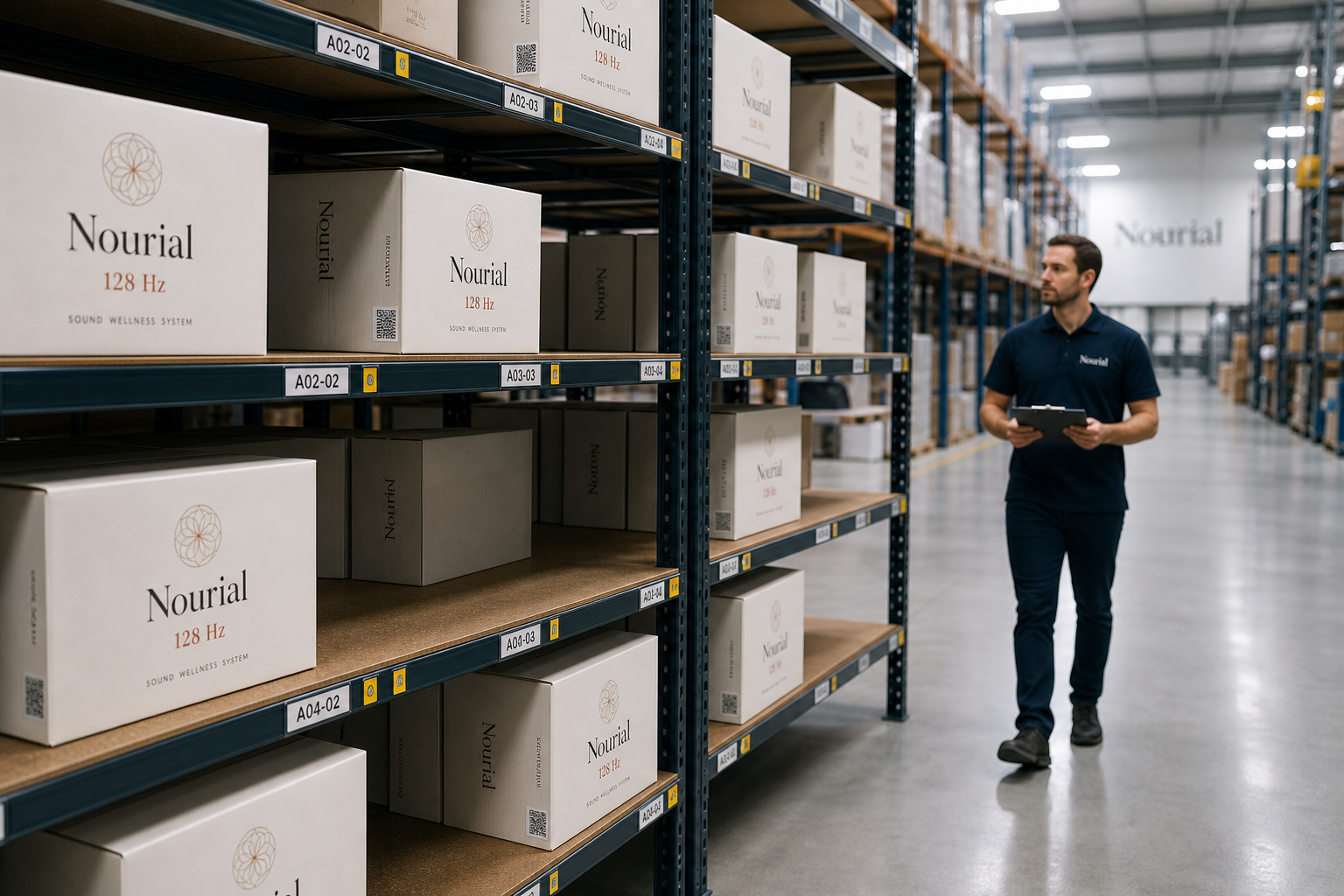 Limited stock of Nourial 128 Hz instruments at the fulfillment warehouse