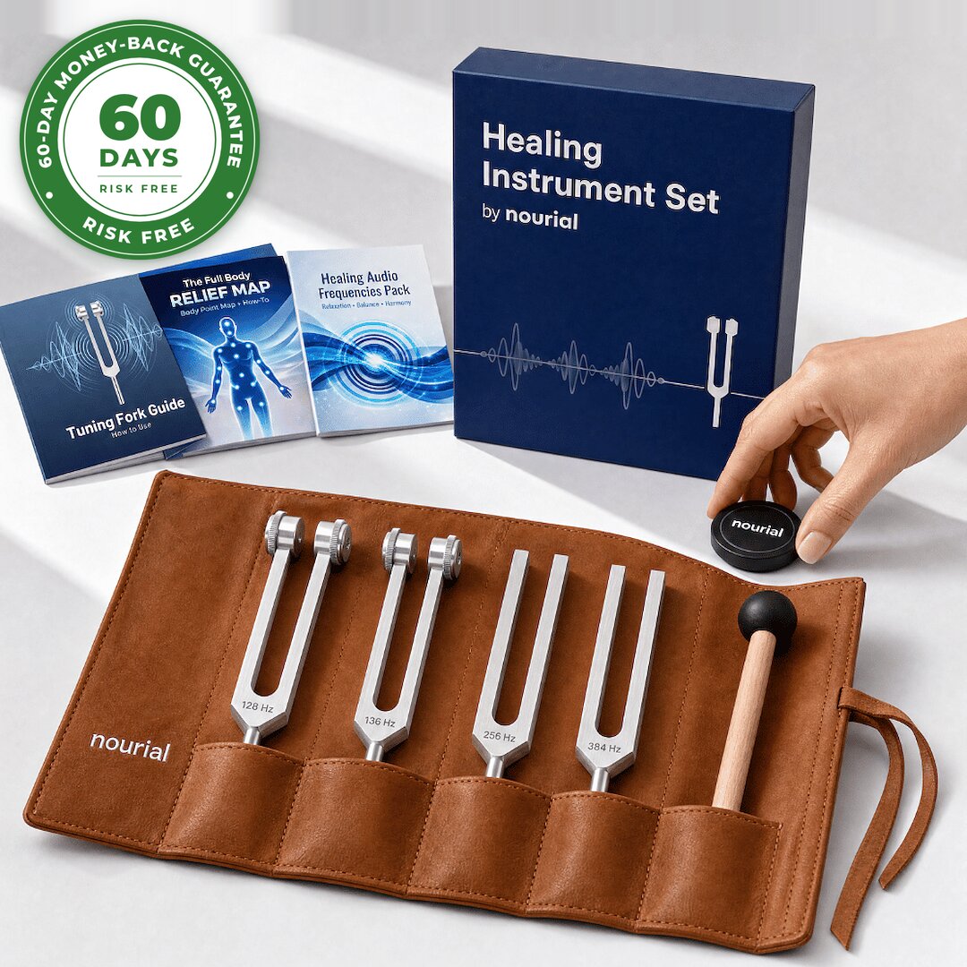60-Day Money-Back Guarantee on the Nourial Healing Instrument Set